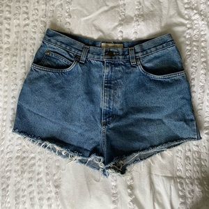 Vintage denim cutoffs